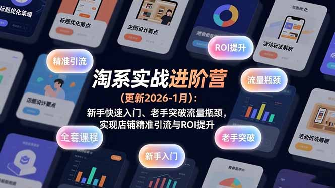 淘系实战进阶营(更新2026-1月-课程网