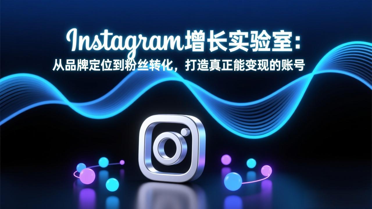 Instagram增长实验室：从品牌定位到粉丝转化，打造真正能变现的账号-课程网
