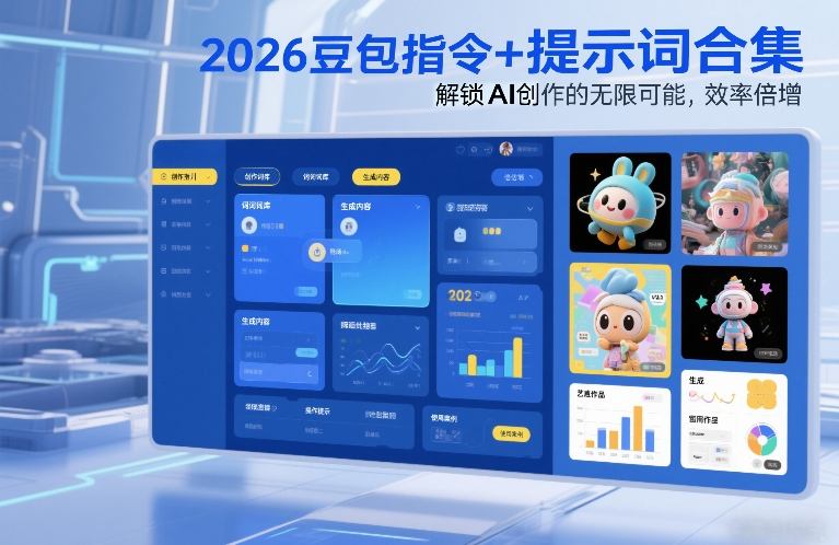 2026豆包指令+提示词合集，解锁AI创作的无限可能，效率倍增-课程网