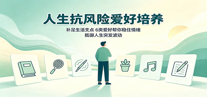 人生抗风险爱好培养：补足生活支点，6类爱好帮你稳住情绪，抵御人生突发波动-课程网