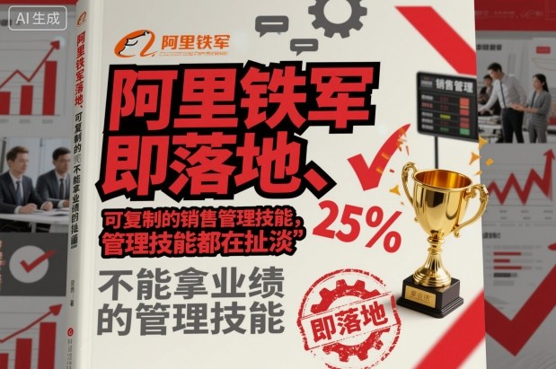 阿里铁军即落地、可复制的销售管理技能，不能拿业绩的管理技能都在扯淡-课程网