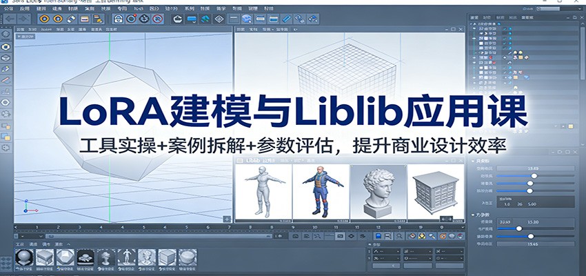 LoRA建模与Liblib应用课：工具实操+案例拆解+参数评估，提升商业设计效率-课程网