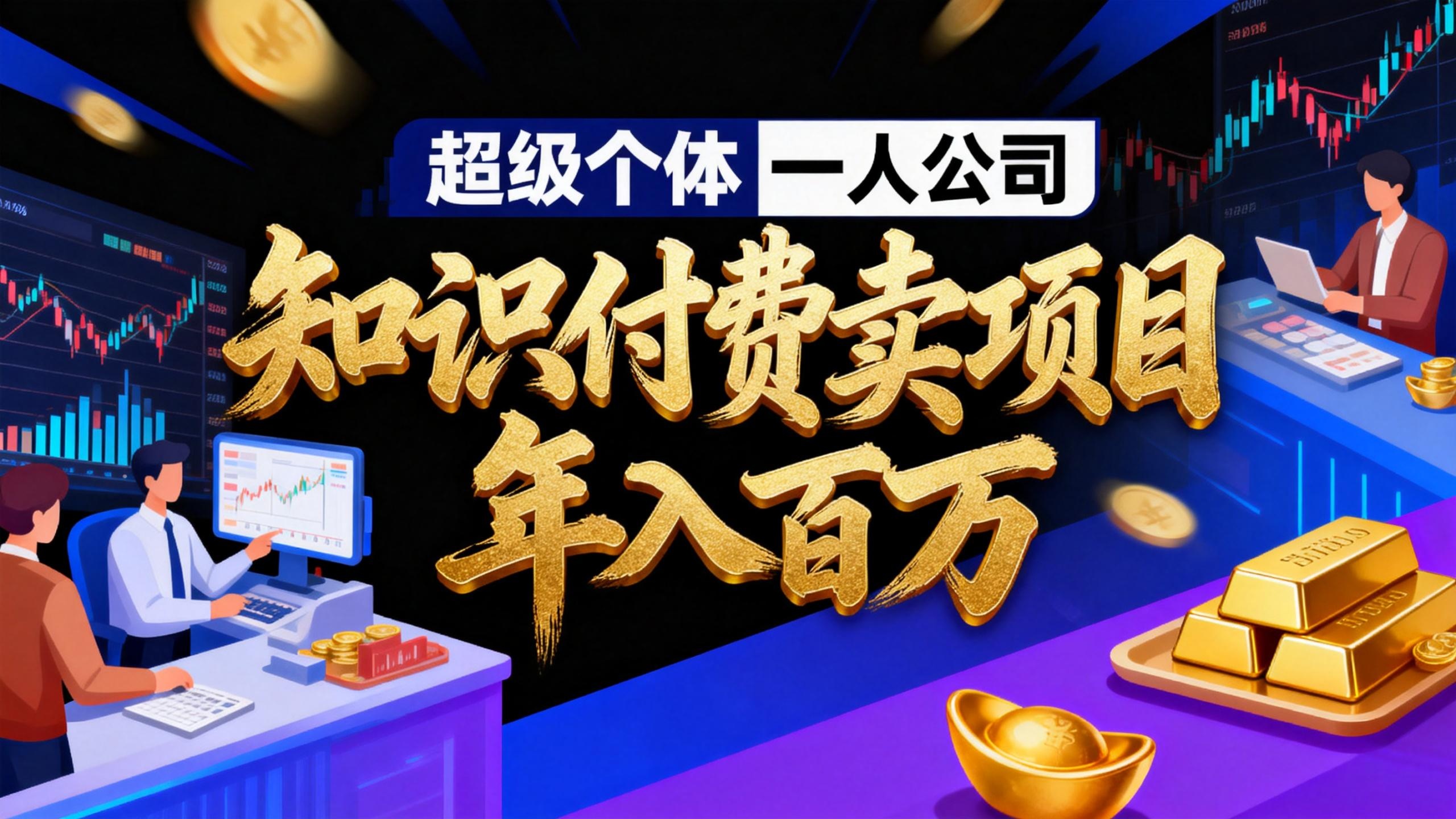 2026年“超级个体一人公司”私域卖项目年入百万，个人IP-精准引流-项目包装-转化成交-课程网