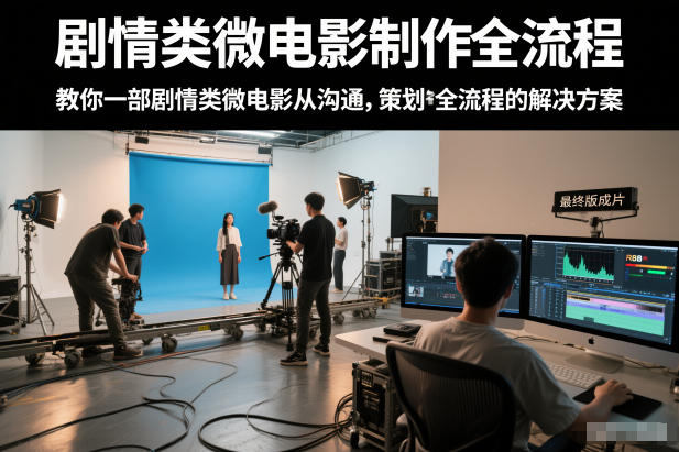 剧情类微电影制作全流程，教你一部剧情类微电影从沟通，策划到拍摄制作全流程的解决方案-课程网
