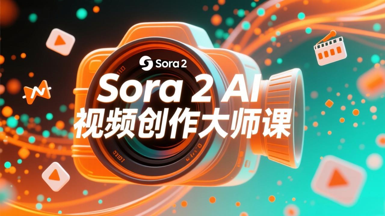 如何利用Sora 2创建流行AI人工智能视频大师班教程：掌握创作全流程，产出百万播放内容-课程网