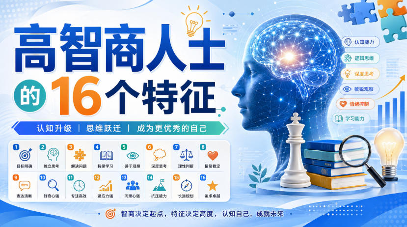 付费文章：高智商人士的16个特征-课程网