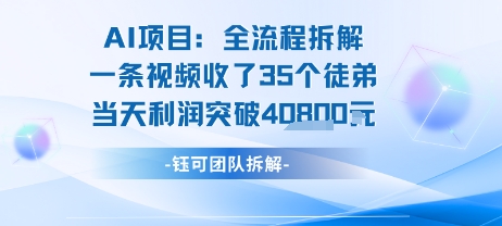 AI收徒变现闭环：一条视频收35人，日入1k+(附完整SOP)-课程网