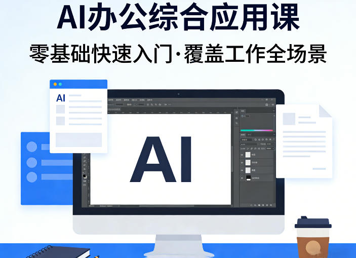AI办公综合应用课，零基础快速入门，覆盖了工作中各种应用场景-课程网