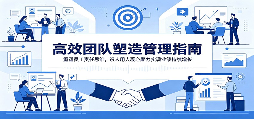 高效团队塑造管理指南：重塑员工责任思维，识人用人凝心聚力实现业绩持续增长-课程网