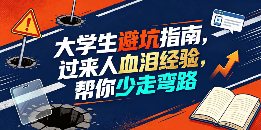 某公众号付费文章：大学生避坑指南，过来人血泪经验，帮你少走弯路-课程网
