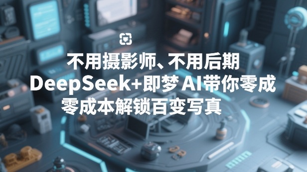 不用摄影师、不用后期，DeepSeek+即梦AI带你零成本解锁百变写真！-课程网