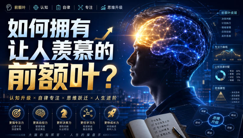 付费文：如何拥有让人羡慕的前额叶？-课程网