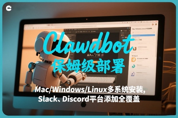 Clawdbot保姆级部署，从入门介绍、Mac/Windows/Linux多系统安装，到Slack、Discord平台添加全覆盖-课程网