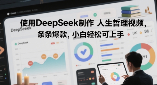 使用DeepSeek制作人生哲理视频，条条爆款，小白轻松可上手-课程网