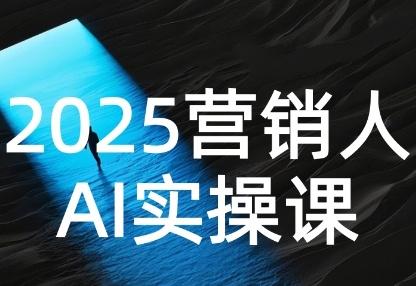 2025营销人Al实操课，AI营销抢跑实战，从Prompt到方案，效率碾压同行-课程网