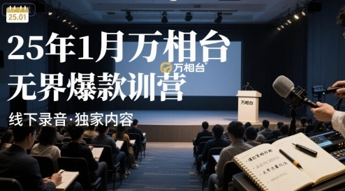 25年1月万相台无界爆款特训营线下录音-课程网