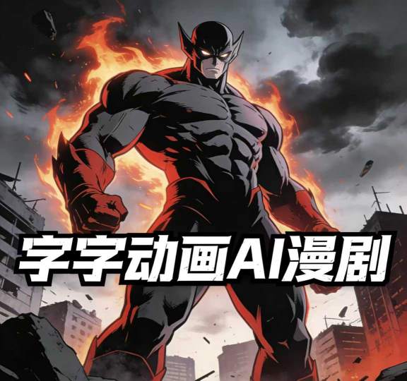 字字动画AI漫剧2026年第1期系统课程，小白看完就能学会实操的漫剧课，单人月收1-3W-课程网