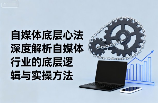 自媒体底层心法，深度解析自媒体行业的底层逻辑与实操方法-课程网
