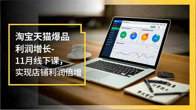 淘宝天猫爆品利润增长-11月线下课，免费流量、付费放大、费比管控，实现店铺利润倍增-课程网