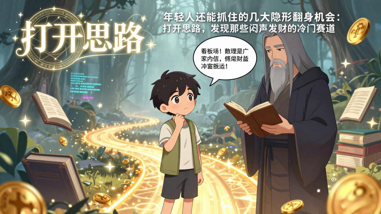 付费文1+2：年轻人还能抓住的几大隐形翻身机会：打开思路，发现那些闷声发财的冷门赛道-课程网