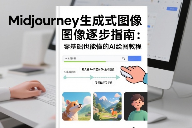 Midjourney生成式图像逐步指南：零基础也能懂的AI绘图教程-课程网
