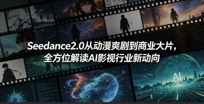 Seedance2.0从动漫爽剧到商业大片，全方位解读AI影视行业新动向-课程网